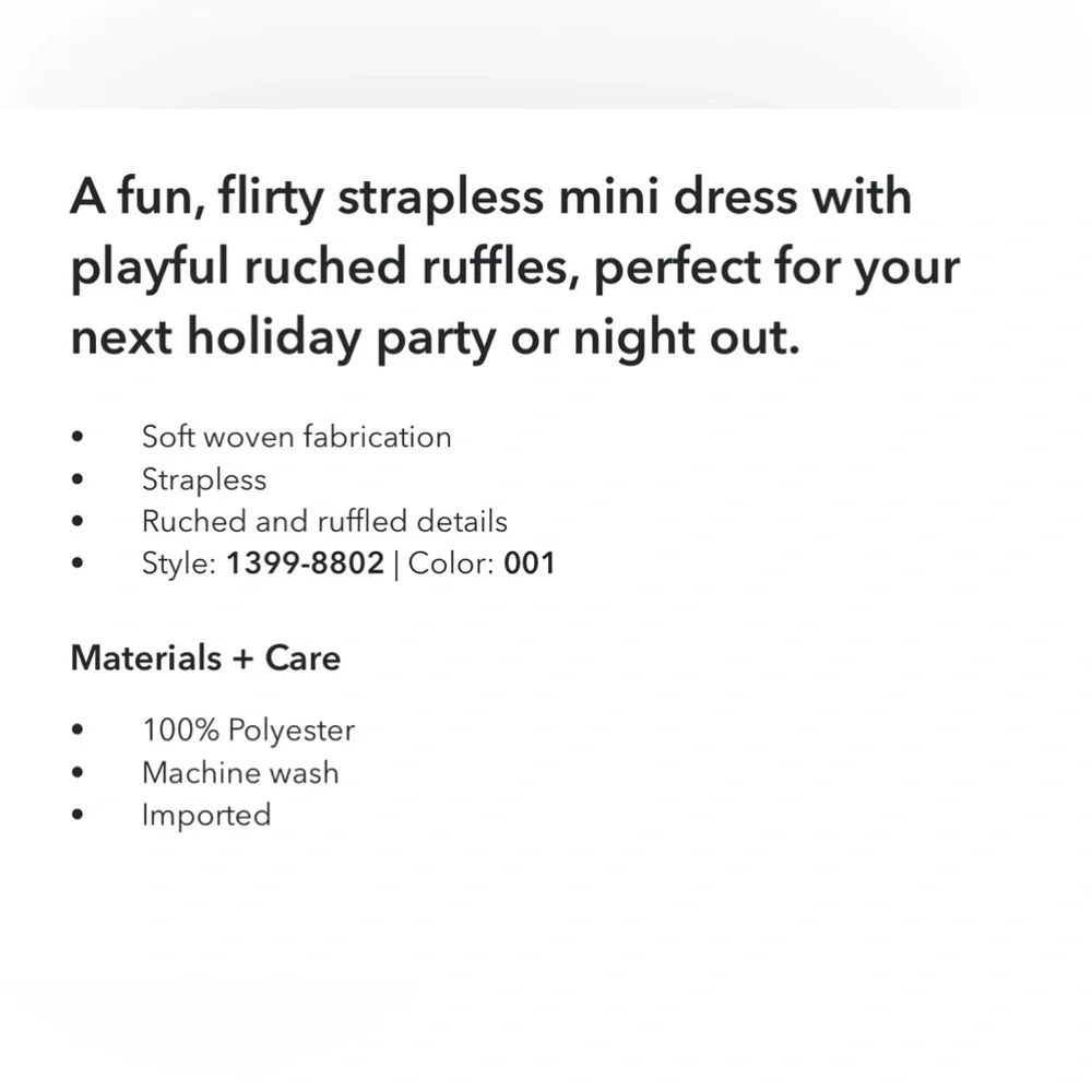 American Eagle Ruched Ruffled Mini Dress - Picture 5 of 5
